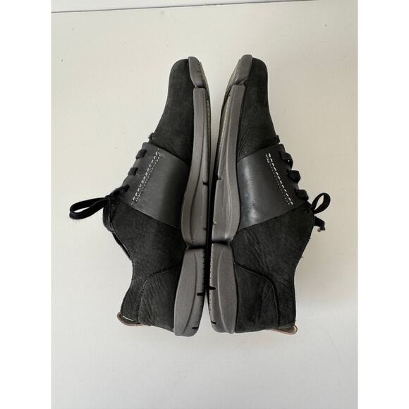 Clarks Trigenic Women's Black Suede Lace-Up Sneakers Size 7.5M Comfort Casual - Picture 6 of 8